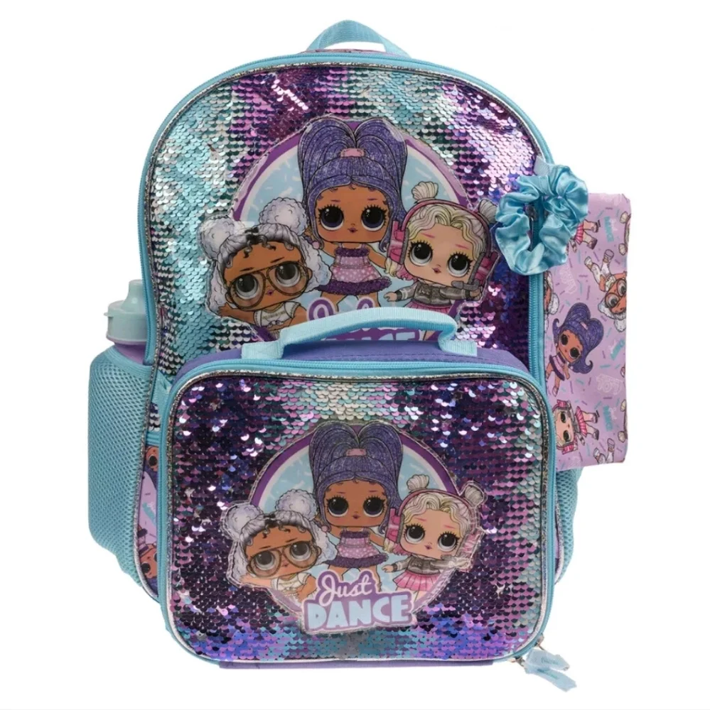 L.O.L. Surprise! Just Dance Sequin Backpack - Purple and Blue